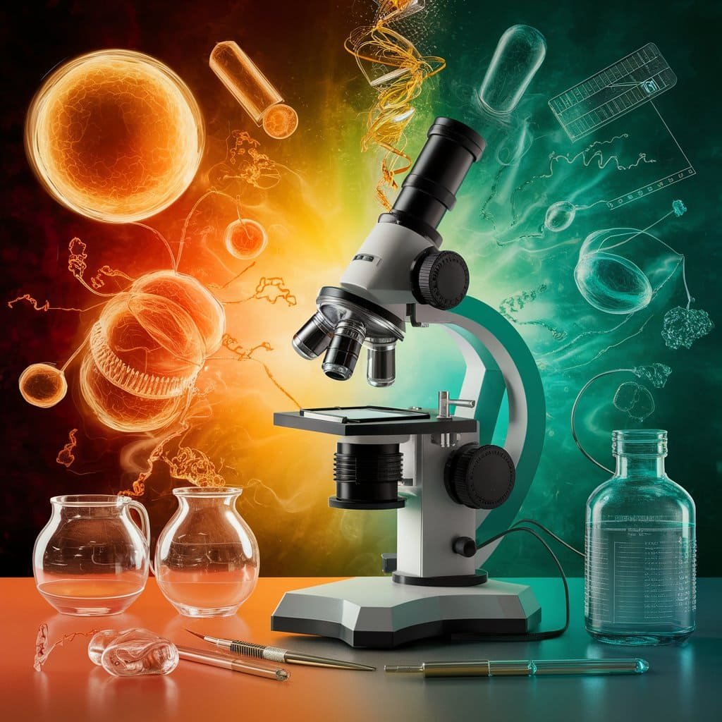 Recherche et Innovation sur le Régime Cétogène Image d'un laboratoire scientifique étudiant les effets du régime cétogène sur la santé.